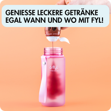 Lade das Bild in den Galerie-Viewer, 400ml Tritan Trinkflasche (Rosa)
