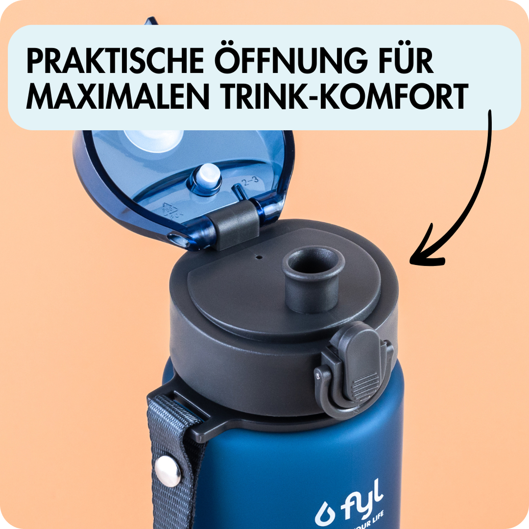 400ml Tritan Trinkflasche (Dunkelblau)