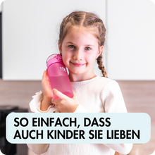 Lade das Bild in den Galerie-Viewer, 400ml Tritan Trinkflasche (Rosa)
