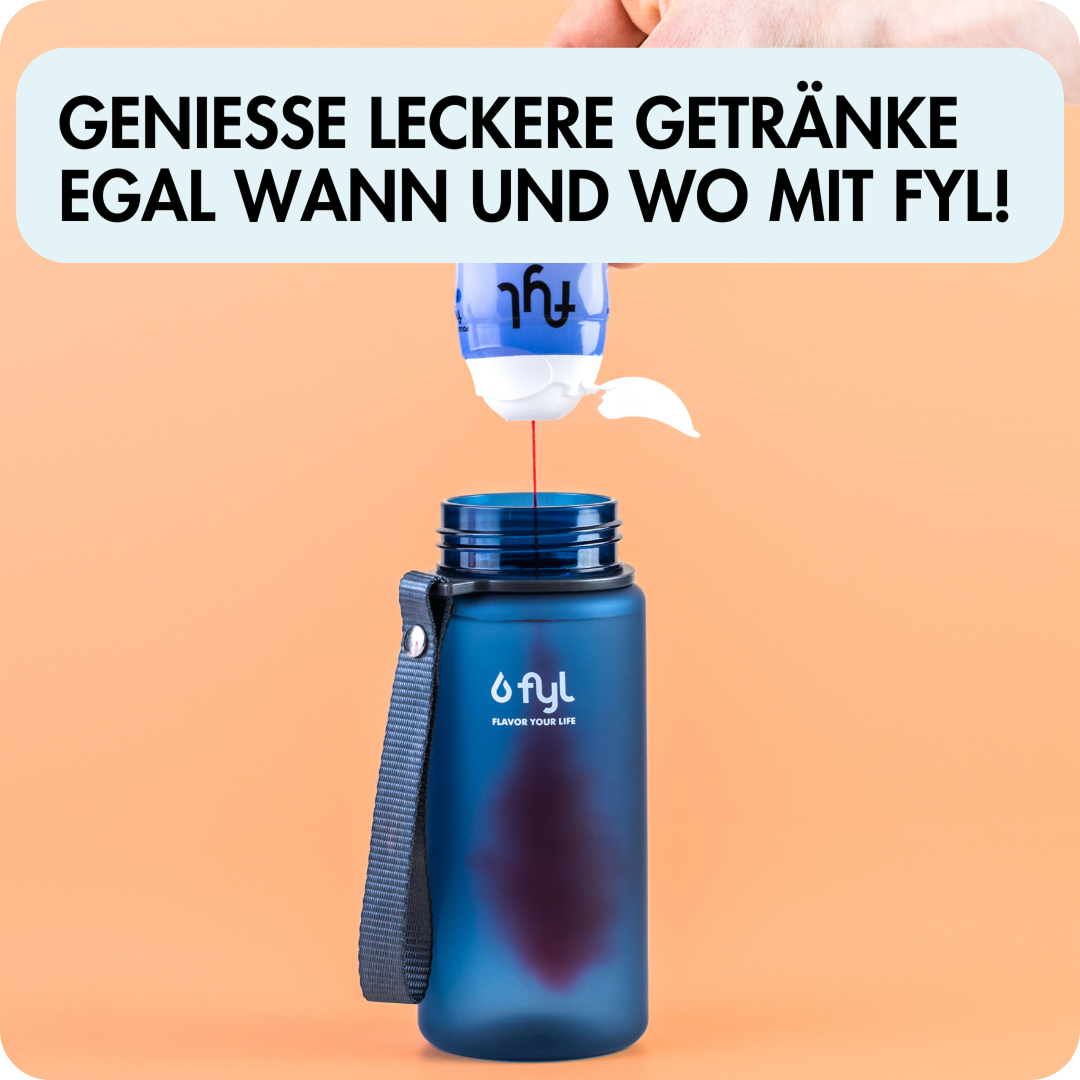 400ml Tritan Trinkflasche (Dunkelblau)