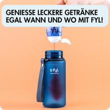 Lade das Bild in den Galerie-Viewer, 400ml Tritan Trinkflasche (Dunkelblau)
