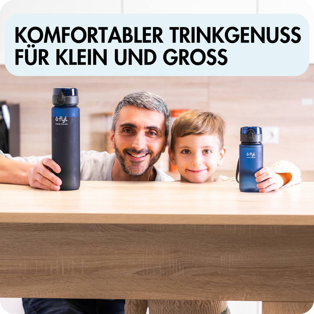1050ml Tritan Trinkflasche (Dunkelblau)