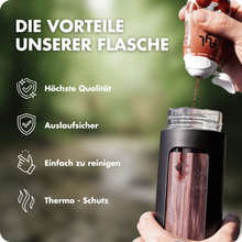 Lade das Bild in den Galerie-Viewer, fyl Glas-Trinkflasche (460ml)
