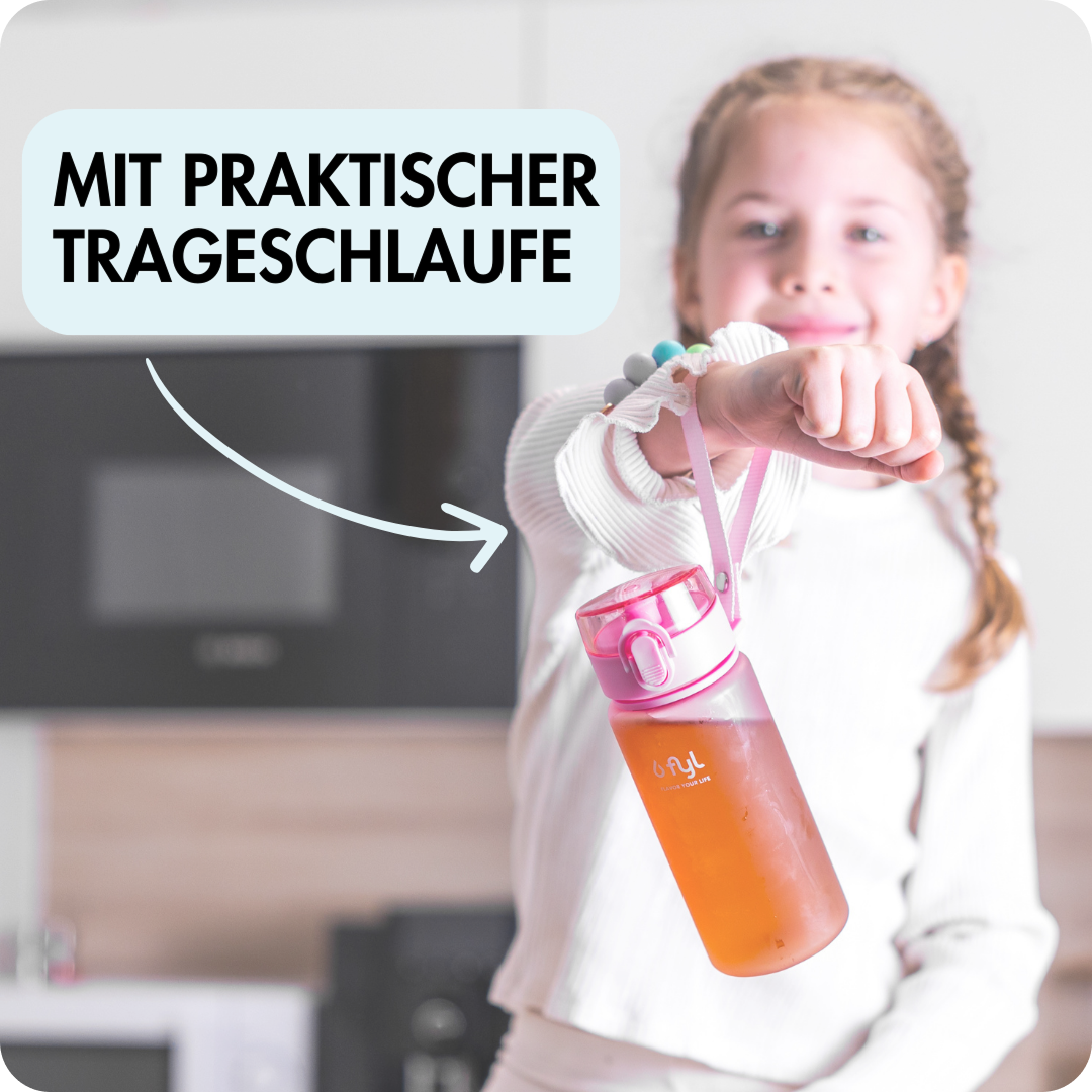 400ml Tritan Trinkflasche (Rosa)