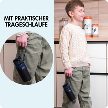 Lade das Bild in den Galerie-Viewer, 400ml Tritan Trinkflasche (Dunkelblau)

