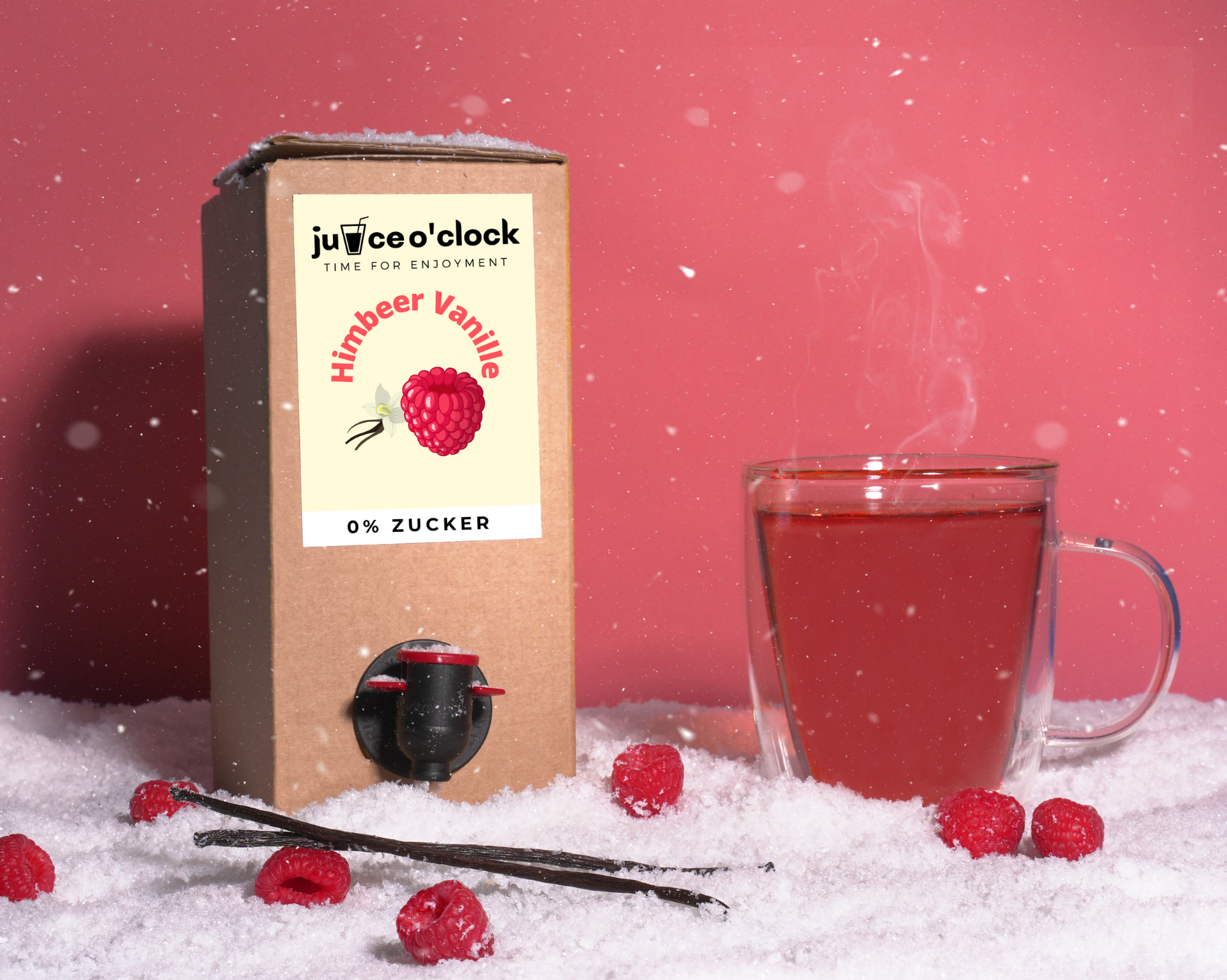 Umweltfreundliche Sirupbox Winter Edition Zuckerfrei