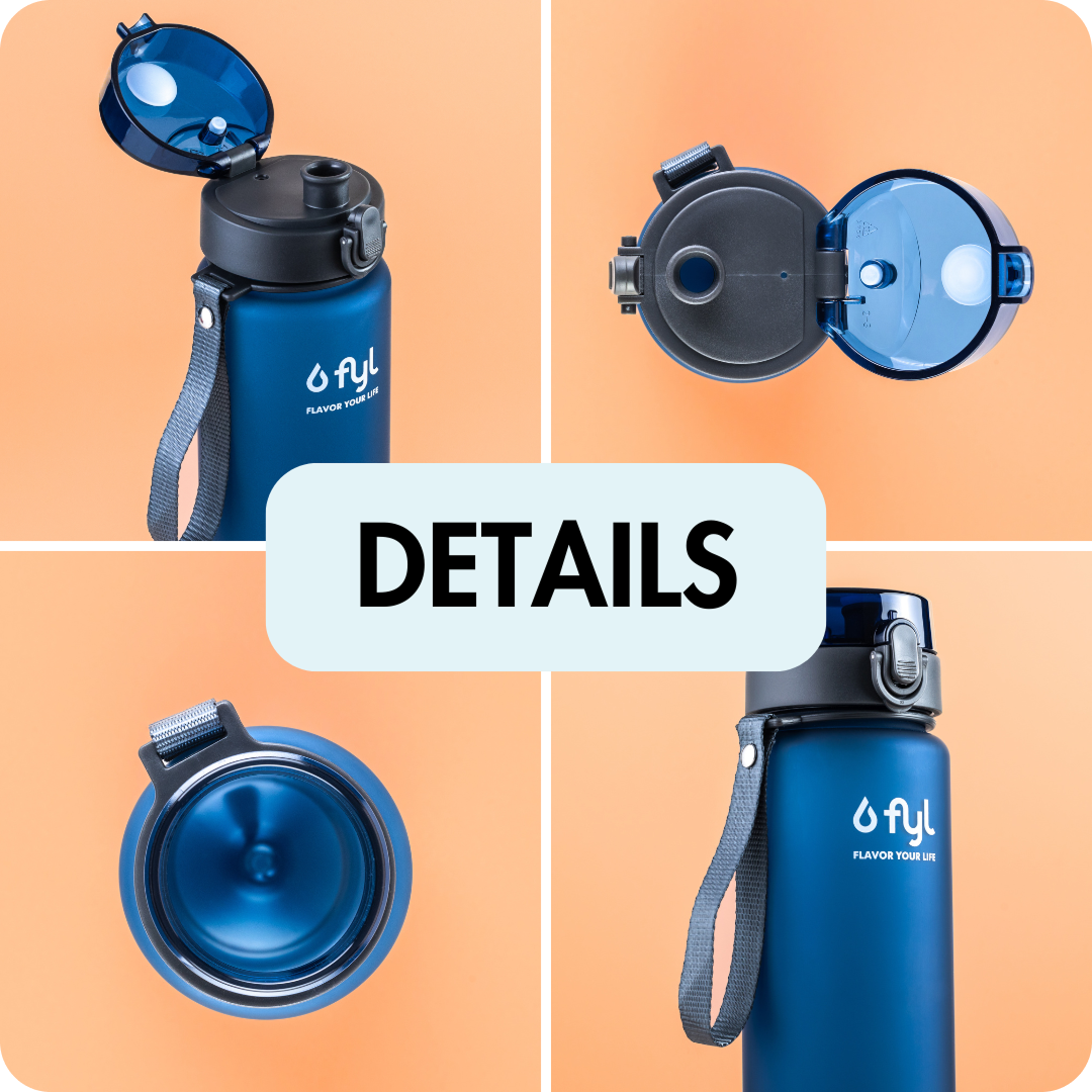 1050ml Tritan Trinkflasche (Dunkelblau)