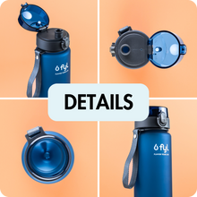 Lade das Bild in den Galerie-Viewer, 1050ml Tritan Trinkflasche (Dunkelblau)
