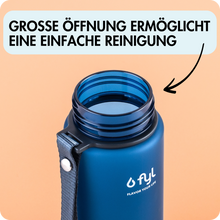 Lade das Bild in den Galerie-Viewer, 400ml Tritan Trinkflasche (Dunkelblau)
