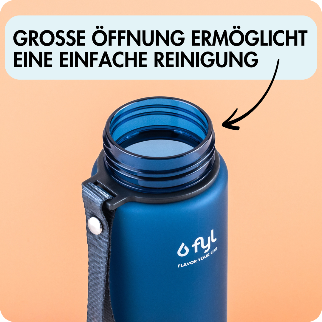 1050ml Tritan Trinkflasche (Dunkelblau)