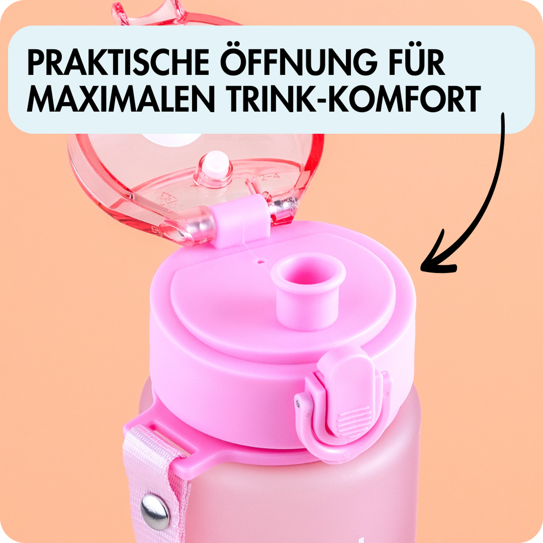 400ml Tritan Trinkflasche (Rosa)