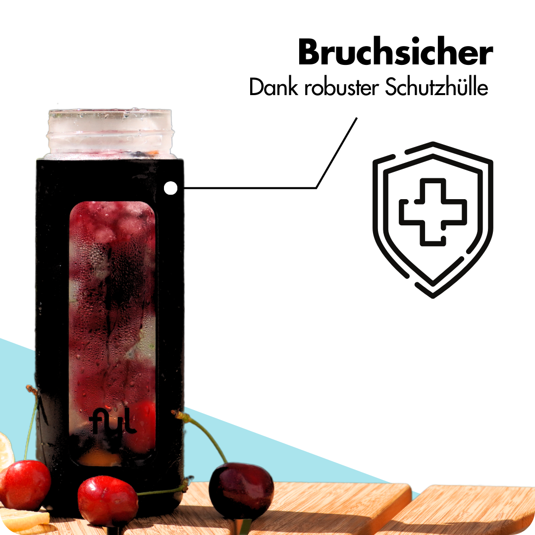 fyl Glas-Trinkflasche (460ml)