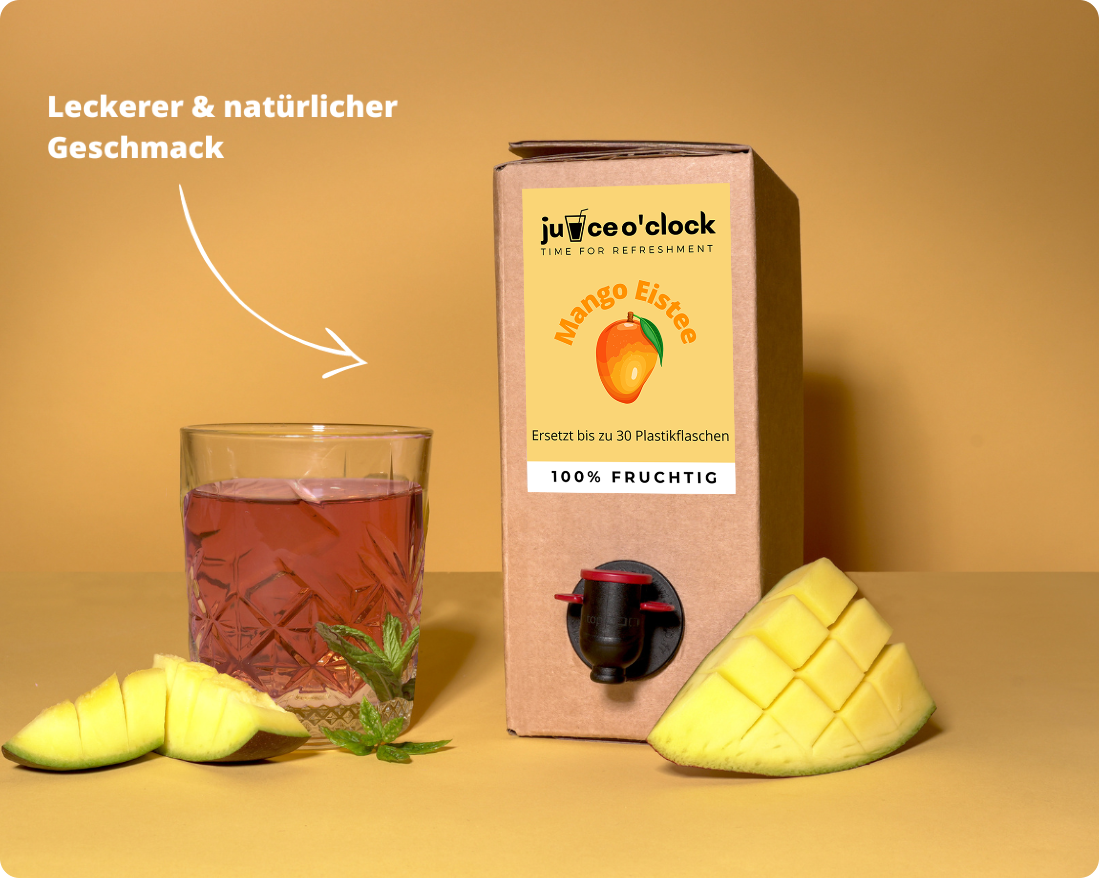 Umweltfreundliche Juice Sirupbox Klassik (1,5L)