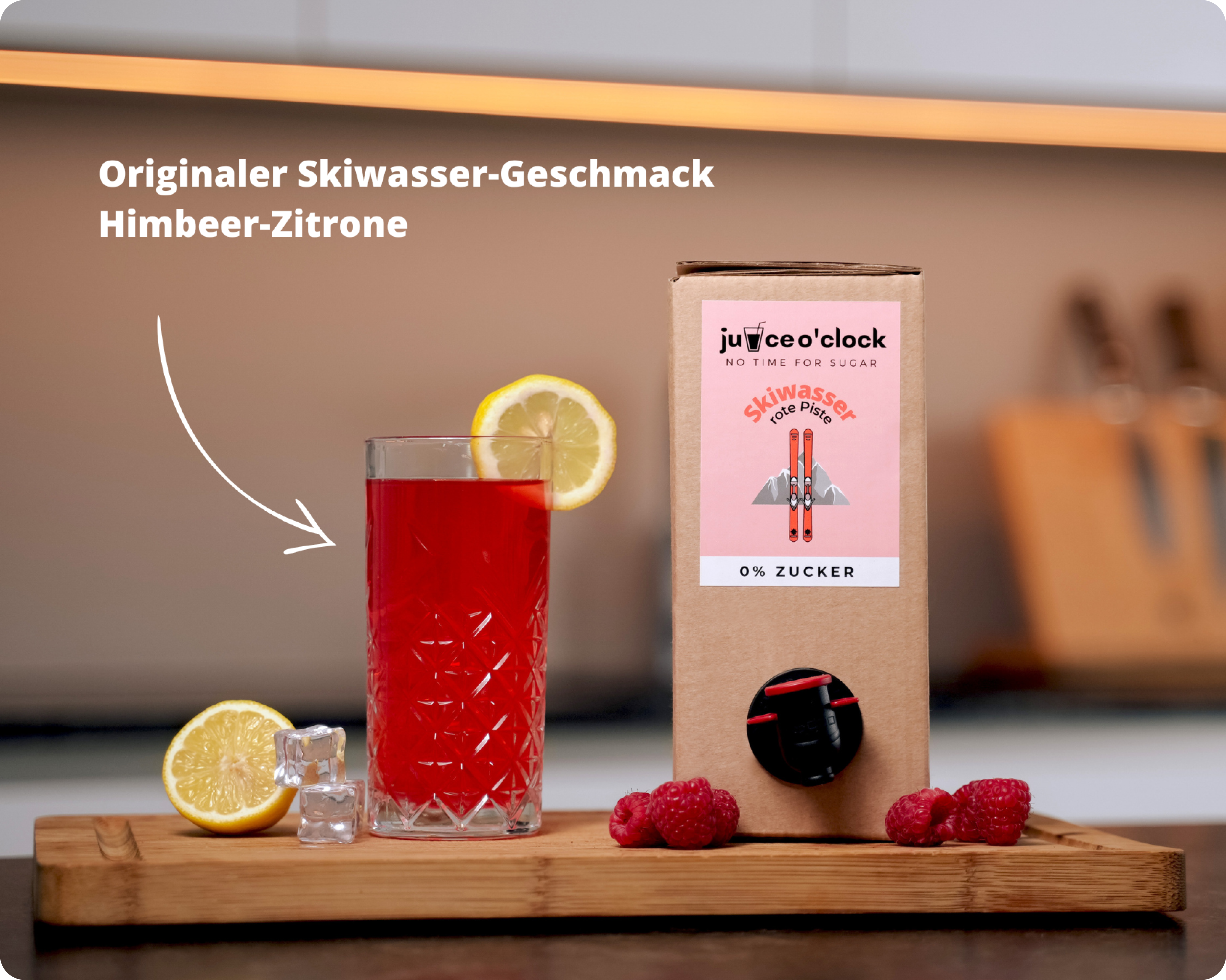 Umweltfreundliche Skiwasser Sirupbox (1,5L)
