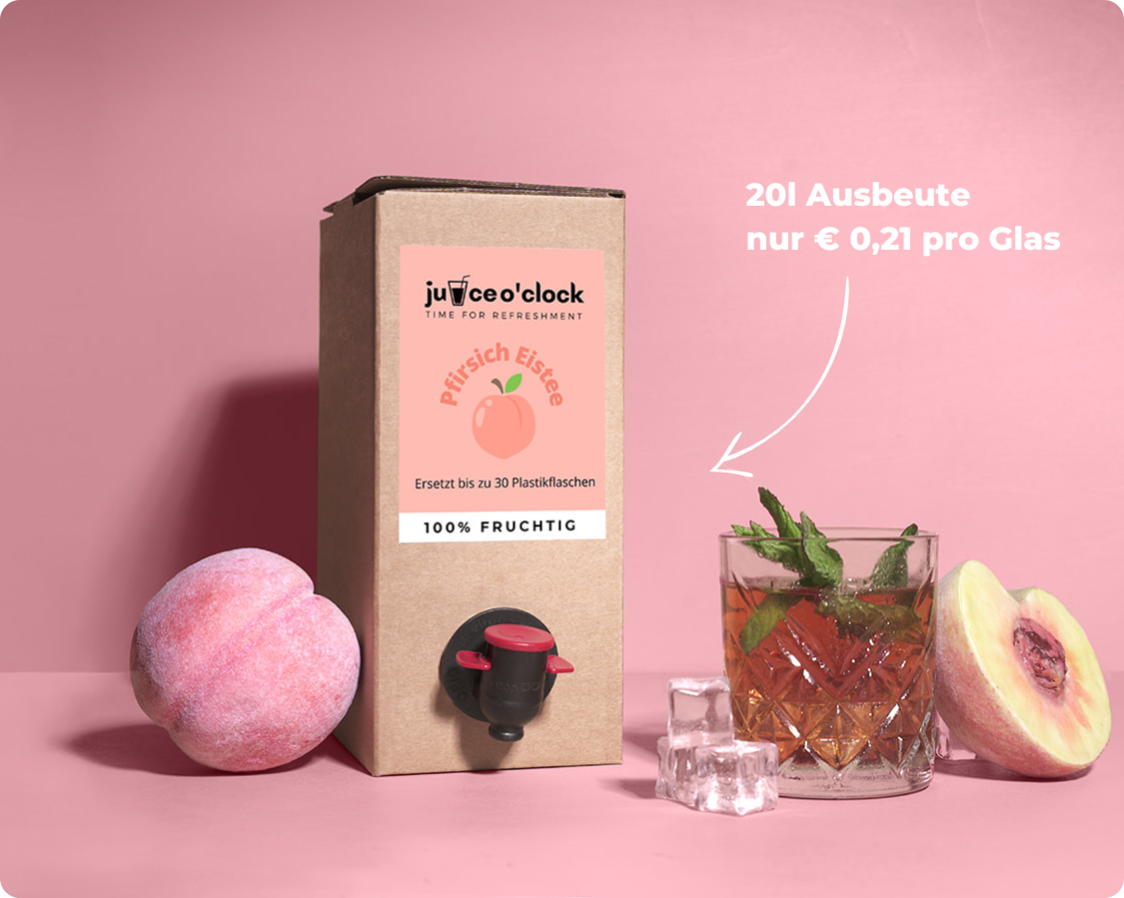 Umweltfreundliche Juice Sirupbox Klassik (1,5L)