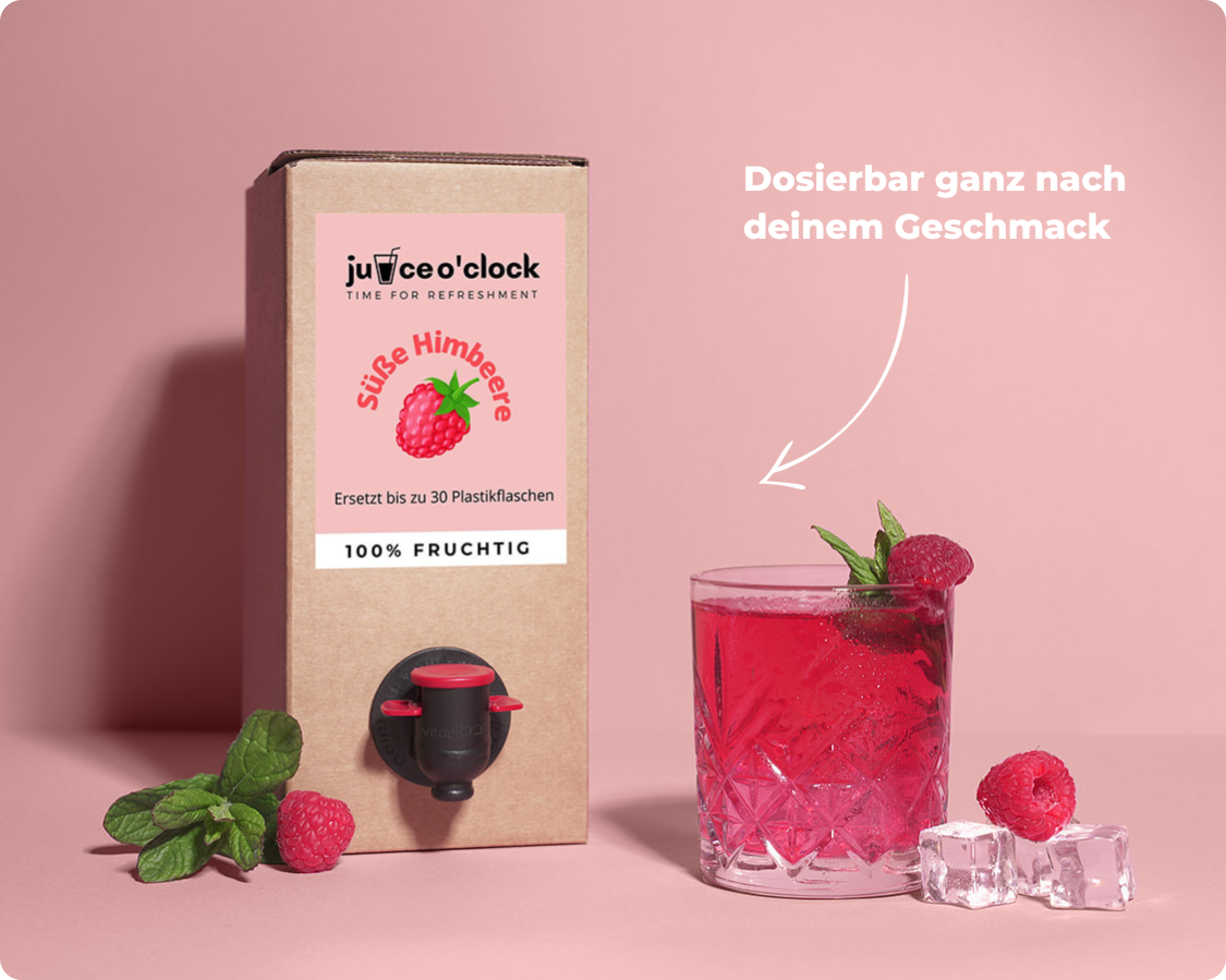 Umweltfreundliche Juice Sirupbox Klassik (1,5L)