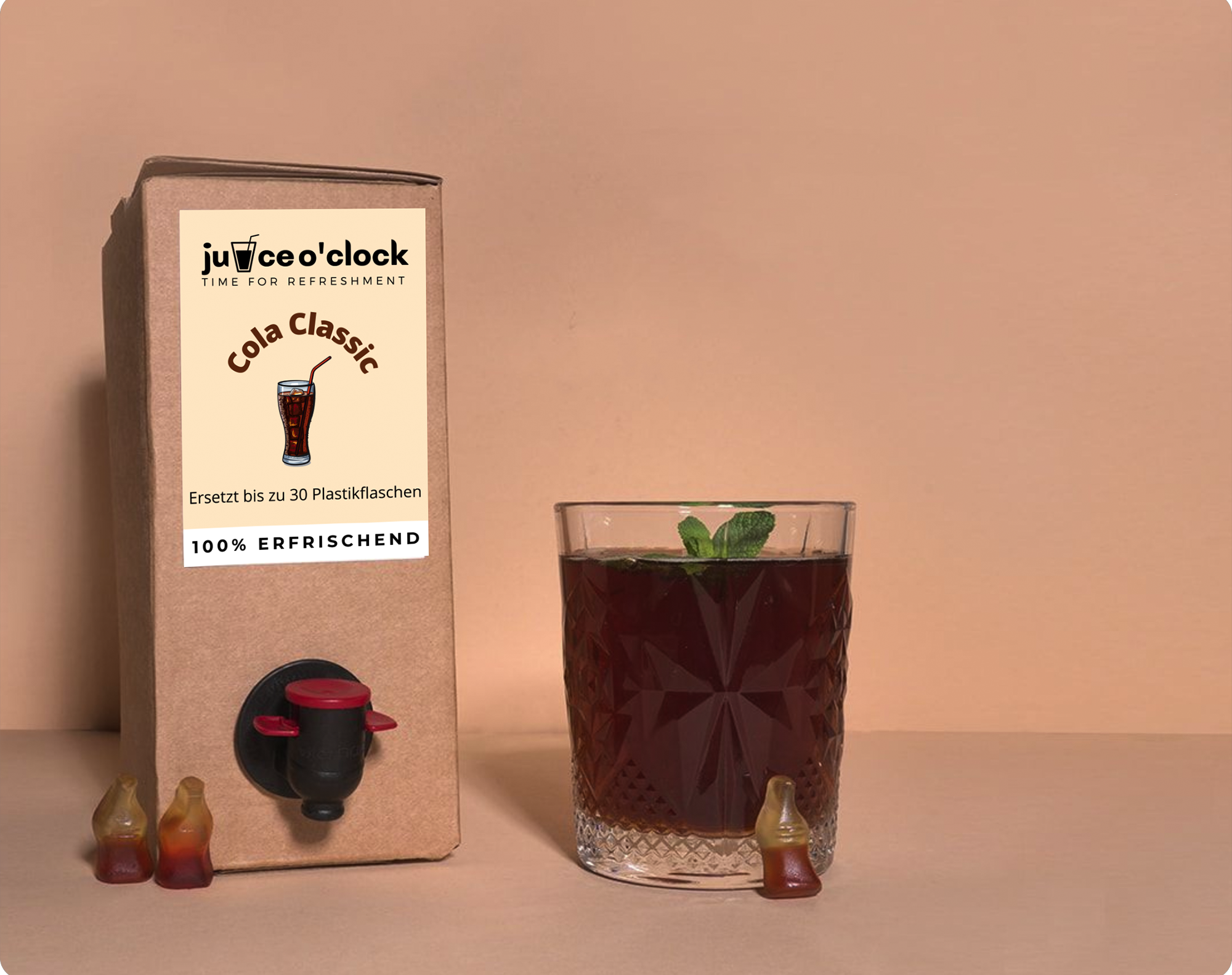 Umweltfreundliche Juice Sirupbox Klassik (1,5L)